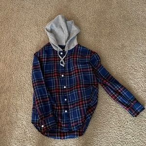 Pacsun Flannel Hoodie